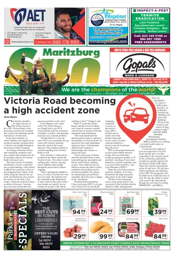 Maritzburg Sun (South Africa) - 3 Nov 2023