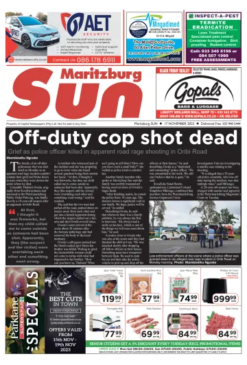 Maritzburg Sun (South Africa) - 17 11月 2023