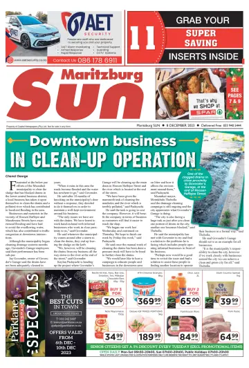 Maritzburg Sun (South Africa) - 08 déc. 2023