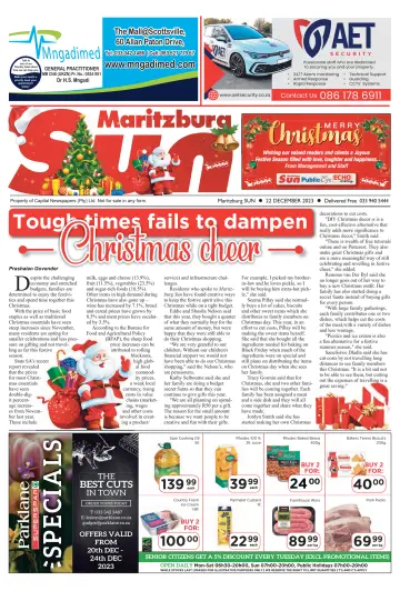 Maritzburg Sun (South Africa) - 22 12月 2023