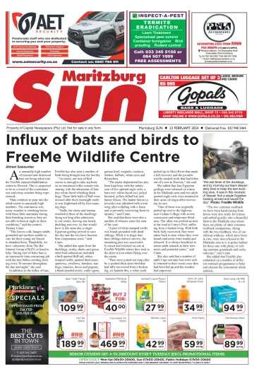 Maritzburg Sun (South Africa) - 23 févr. 2024