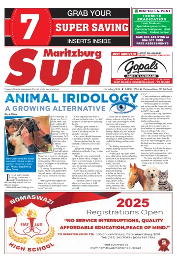 Maritzburg Sun (South Africa) - 05 апр. 2024