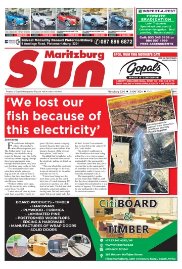 Maritzburg Sun (South Africa) - 3 May 2024