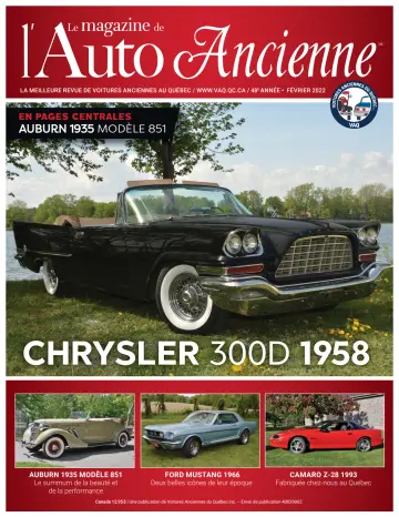 Le Magazine de l'Auto Ancienne - 20 Feb 2022