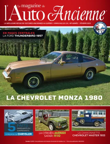 Le Magazine de l'Auto Ancienne - 01 fev. 2023