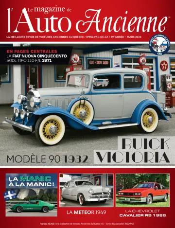Le Magazine de l'Auto Ancienne - 01 3월 2023