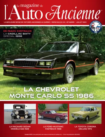 Le Magazine de l'Auto Ancienne - 01 lug 2023