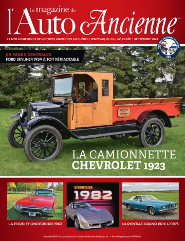 Le Magazine de l'Auto Ancienne - 01 sept. 2023