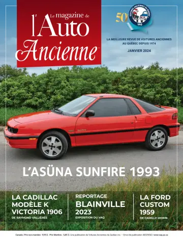 Le Magazine de l'Auto Ancienne - 01 gen 2024