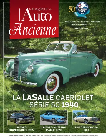 Le Magazine de l'Auto Ancienne - 01 Feb. 2024