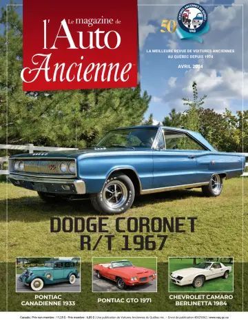Le Magazine de l'Auto Ancienne - 01 апр. 2024