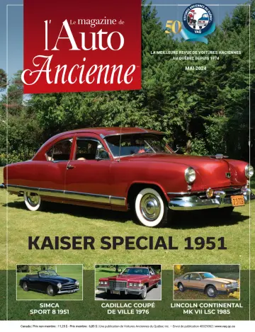 Le Magazine de l'Auto Ancienne - 01 5月 2024