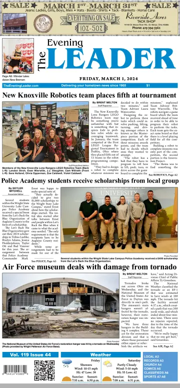 The Evening Leader - 1 Mar 2024