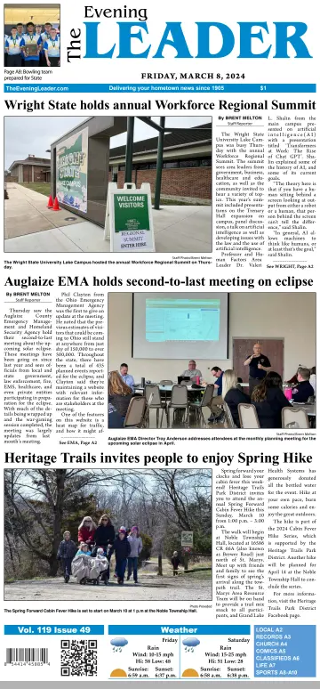 The Evening Leader - 8 Mar 2024