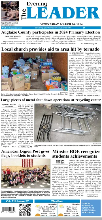 The Evening Leader - 20 Mar 2024