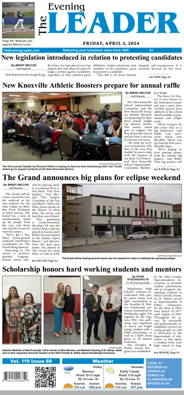 The Evening Leader - 05 Apr. 2024