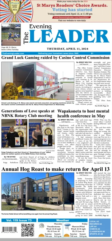 The Evening Leader - 11 Apr 2024