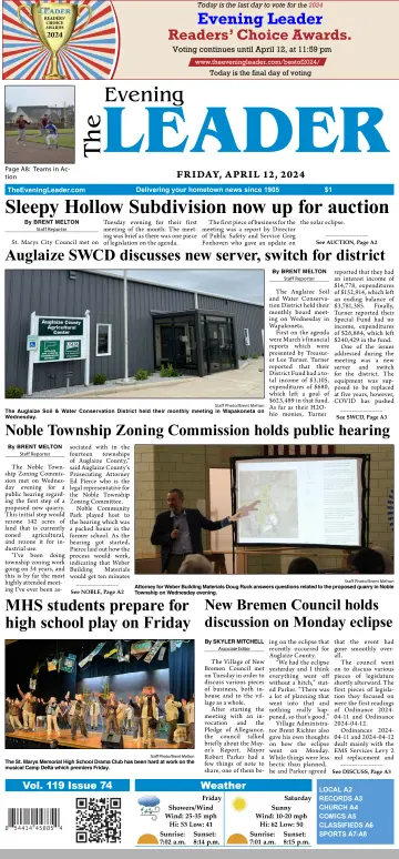 The Evening Leader - 12 Apr. 2024