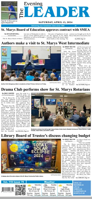 The Evening Leader - 13 Aib 2024