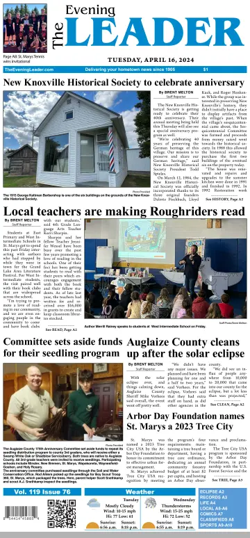 The Evening Leader - 16 Aib 2024