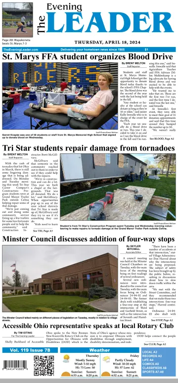 The Evening Leader - 18 Aib 2024