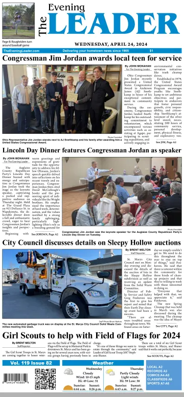 The Evening Leader - 24 Apr 2024