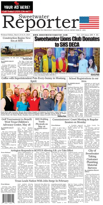 Sweetwater Reporter - 23 Mar 2024