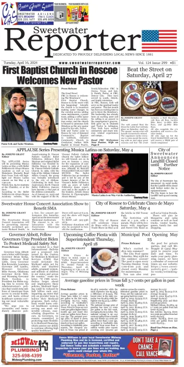 Sweetwater Reporter - 16 Apr. 2024