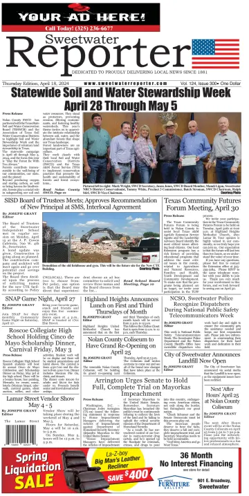 Sweetwater Reporter - 18 Apr. 2024