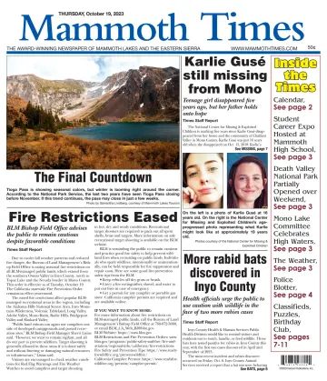 Mammoth Times - 19 Oct 2023