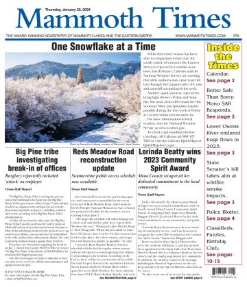 Mammoth Times - 25 Oca 2024