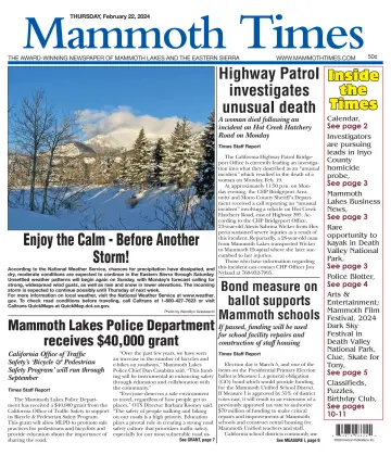 Mammoth Times - 22 2月 2024