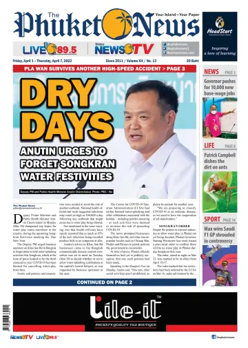 The Phuket News - 1 Apr 2022