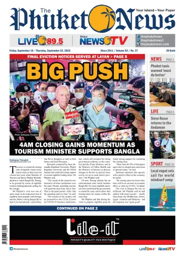 The Phuket News - 16 Sep 2022