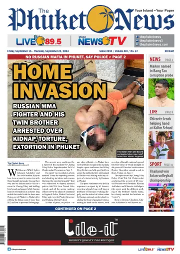 The Phuket News - 15 Sep 2023