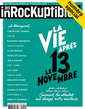 Les Inrockuptibles - 26 Oct 2016