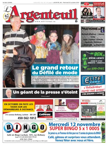 L'Argenteuil - 22 Oct 2014
