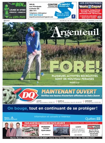 L'Argenteuil - 22 May 2020