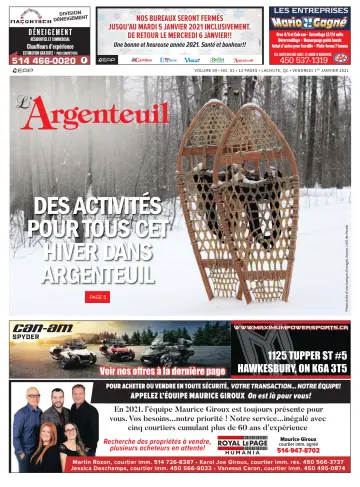L'Argenteuil - 1 Jan 2021