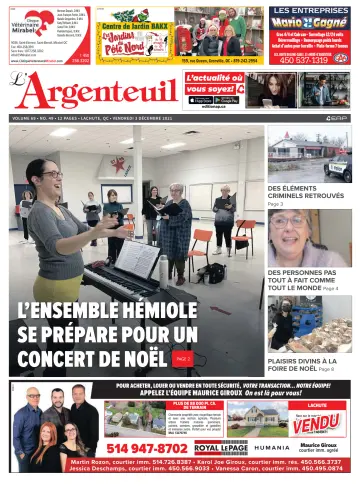 L'Argenteuil - 3 Dec 2021