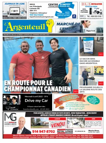 L'Argenteuil - 1 Apr 2022