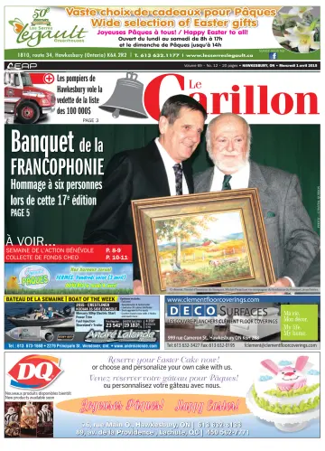 Le Carillon - 01 avr. 2015