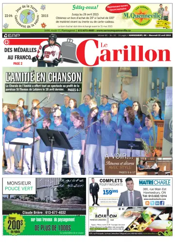 Le Carillon - 22 avr. 2015