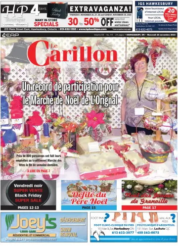 Le Carillon - 25 11月 2015