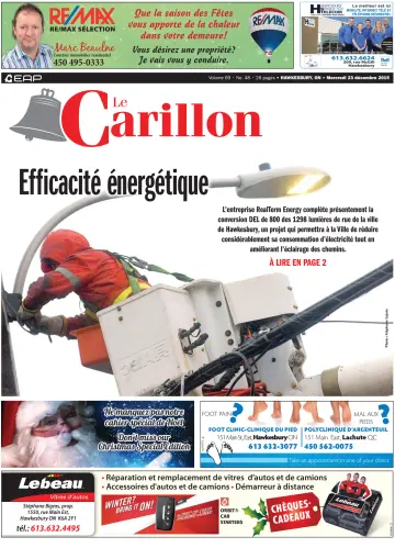 Le Carillon - 23 déc. 2015