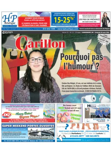Le Carillon - 25 Mar 2016