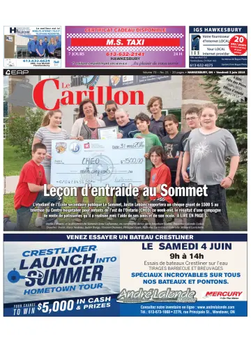 Le Carillon - 03 juin 2016