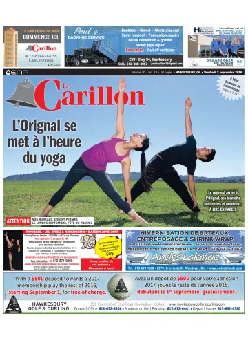 Le Carillon - 02 9月 2016