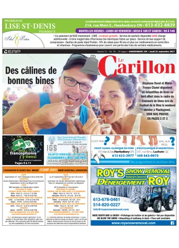 Le Carillon - 21 9月 2017