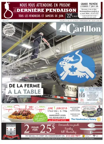 Le Carillon - 31 mai 2018